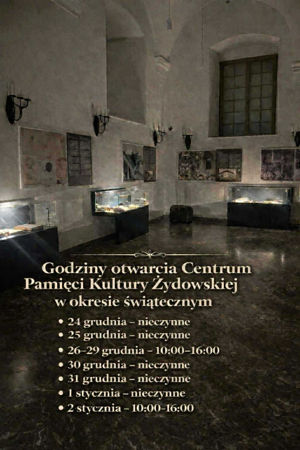 Informacja dla turystów -  dni wolne w okresie świątecznym